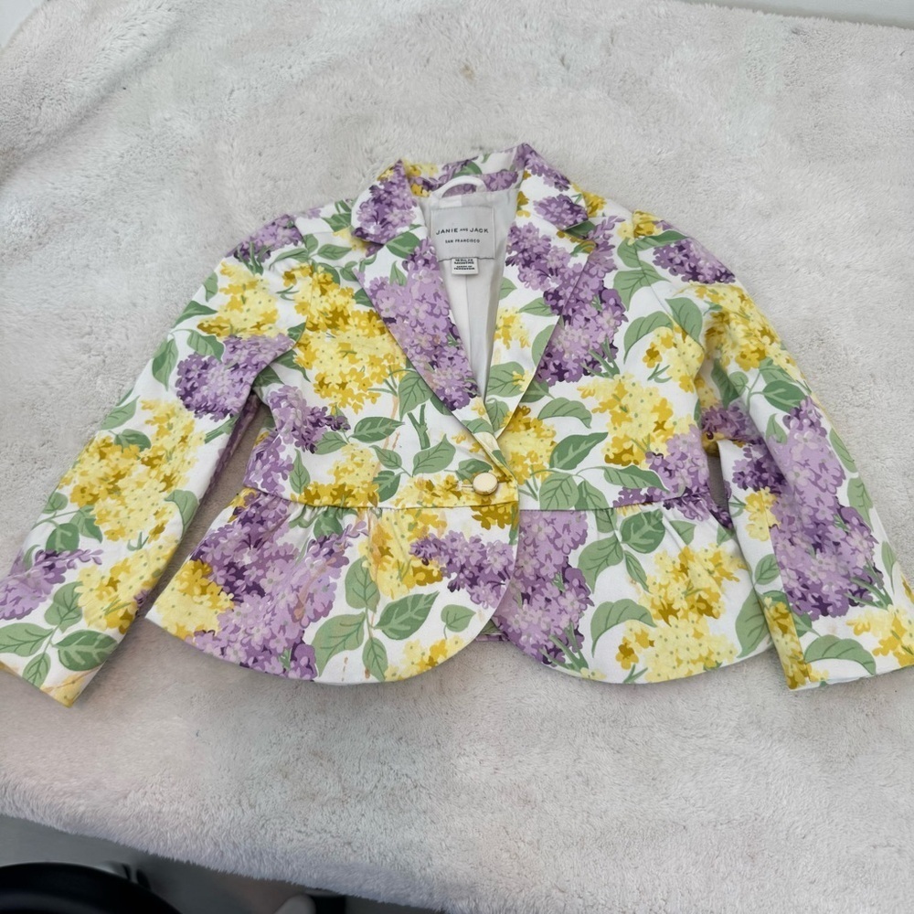 Janie and Jack Floral  Suit 18/24